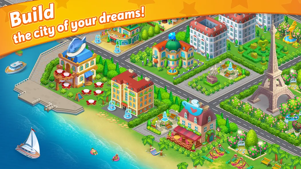 Paris: City Adventure MOD — Безлимитные деньги и энергия на Андроид — скриншот 1