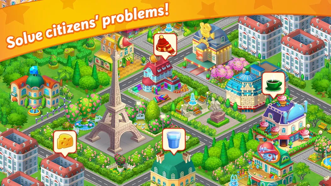 Paris: City Adventure MOD — Безлимитные деньги и энергия на Андроид — скриншот 2