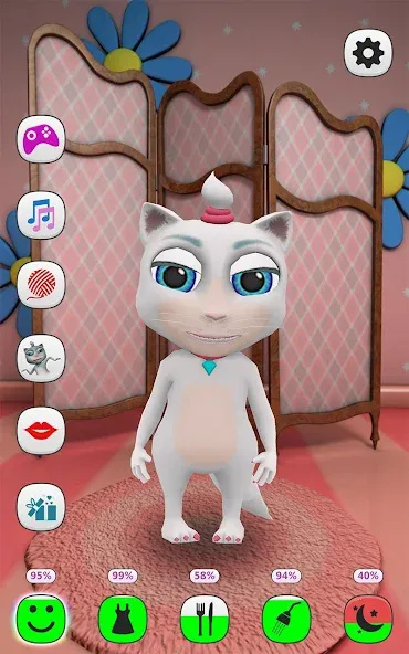 My Talking Kitty Cat — Мод: Много денег и все предметы — скриншот 1 My Talking Kitty Cat — Мод: Много денег и все предметы — скриншот 1