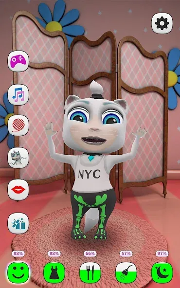 My Talking Kitty Cat — Мод: Много денег и все предметы — скриншот 5 My Talking Kitty Cat — Мод: Много денег и все предметы — скриншот 5