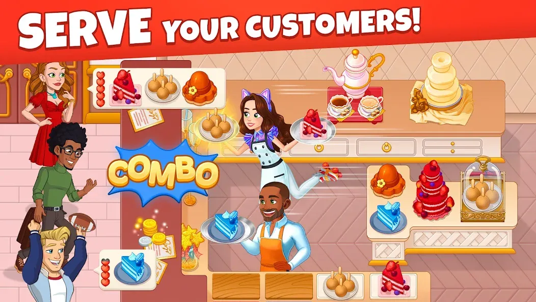 Скачать Cooking Diary® Restaurant Game — Безлимитные монеты и ресурсы — скриншот 3
