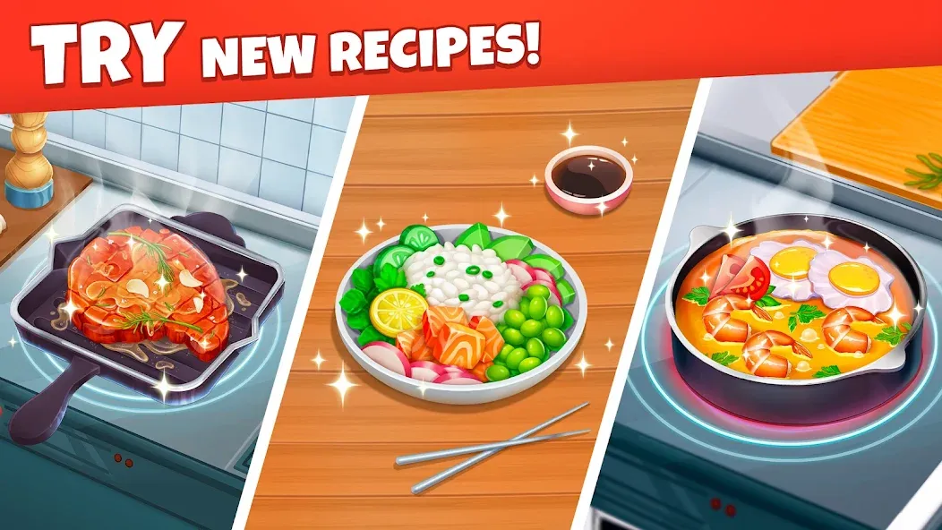 Скачать Cooking Diary® Restaurant Game — Безлимитные монеты и ресурсы — скриншот 4