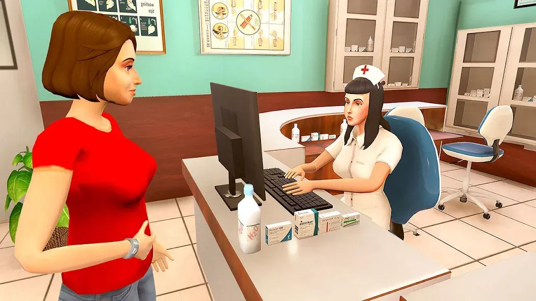 Скачать взлом Virtual Pregnant Mom Baby Care на Андроид — Безлимитные деньги и всё открыто — скриншот 1