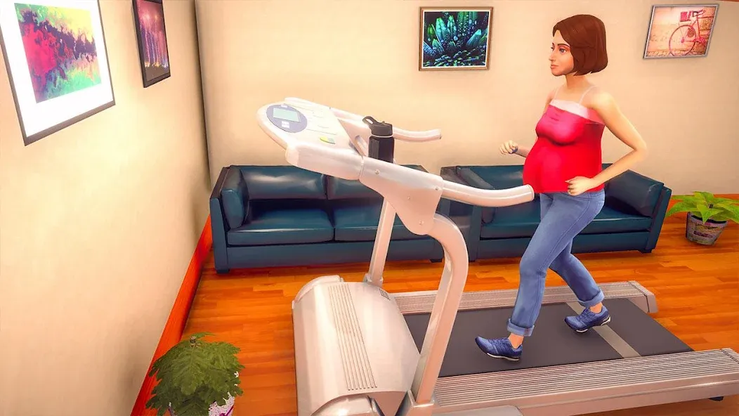 Скачать взлом Virtual Pregnant Mom Baby Care на Андроид — Безлимитные деньги и всё открыто — скриншот 3