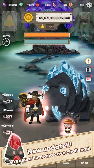 Woodcutter: Idle Clicker MOD APK на Android — Много денег и быстрый прогресс — скриншот 1