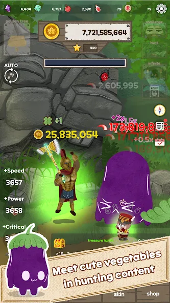 Woodcutter: Idle Clicker MOD APK на Android — Много денег и быстрый прогресс — скриншот 5