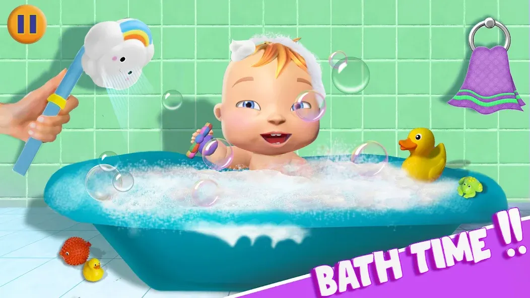 Скачать Virtual Baby Mother Simulator на Android — Безлимитные деньги и всё открыто — скриншот 3