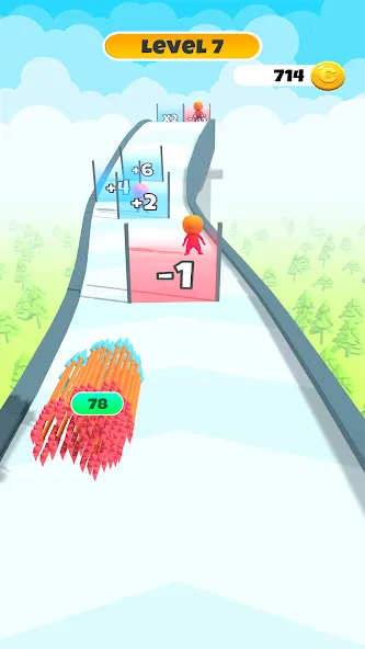 Arrow Fest Mod APK Безлимитные стрелы и улучшения — Скачать на Андроид — скриншот 5