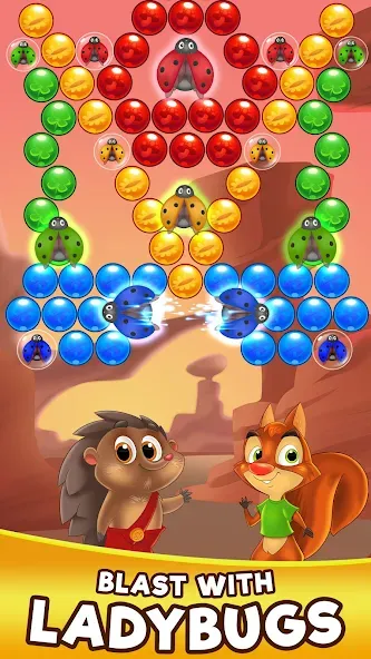Скачать Bubble Friends Bubble Shooter — Безлимитные монеты и жизни — скриншот 4 Скачать Bubble Friends Bubble Shooter — Безлимитные монеты и жизни — скриншот 4