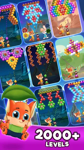 Скачать Bubble Friends Bubble Shooter — Безлимитные монеты и жизни — скриншот 5 Скачать Bubble Friends Bubble Shooter — Безлимитные монеты и жизни — скриншот 5