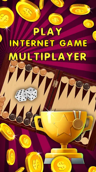 Скачать взлом Backgammon Nard offline online на Андроид — Без рекламы и все функции открыты — скриншот 3