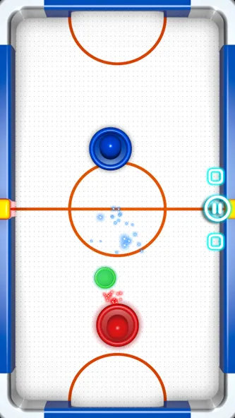 Взломанная Glow Hockey на Андроид — Неограниченные шайбы и все столы открыты — скриншот 2