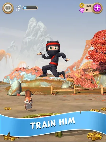 Clumsy Ninja на Андроид — Мод Безлимитные монеты и энергия — скриншот 2