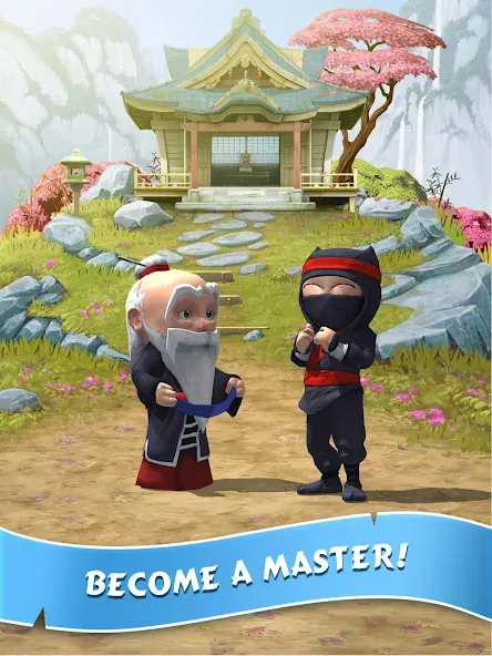 Clumsy Ninja на Андроид — Мод Безлимитные монеты и энергия — скриншот 4
