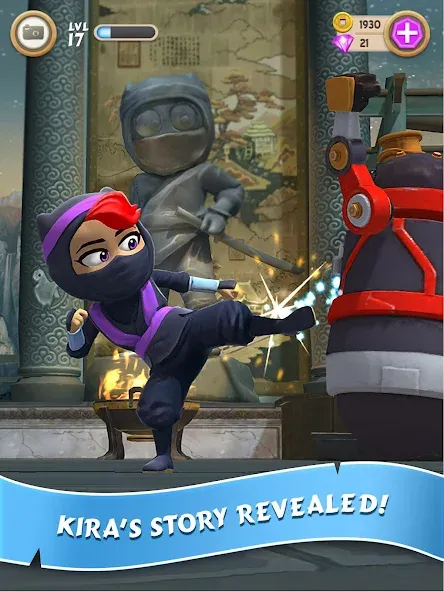 Clumsy Ninja на Андроид — Мод Безлимитные монеты и энергия — скриншот 5