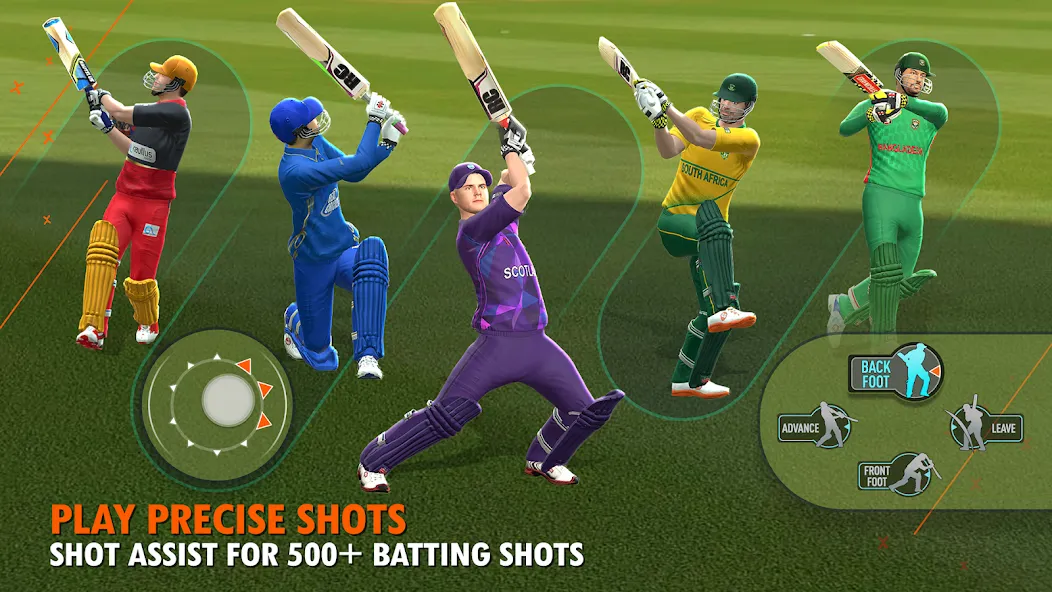 Real Cricket™ 24 — Безлимитные монеты и открытые команды — скриншот 2 Real Cricket™ 24 — Безлимитные монеты и открытые команды — скриншот 2