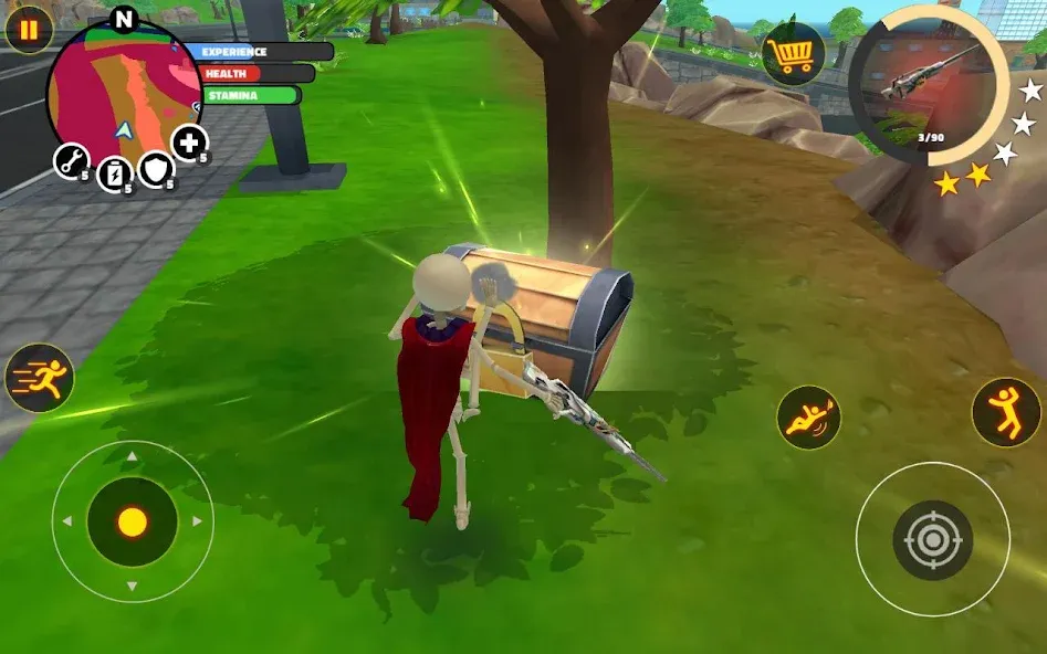 Stick Superhero Mod APK Безлимитные деньги и усиленный герой — Скачать на Андроид — скриншот 4