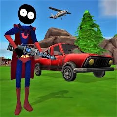 Stick Superhero Mod APK Безлимитные деньги и усиленный герой — Скачать на Андроид