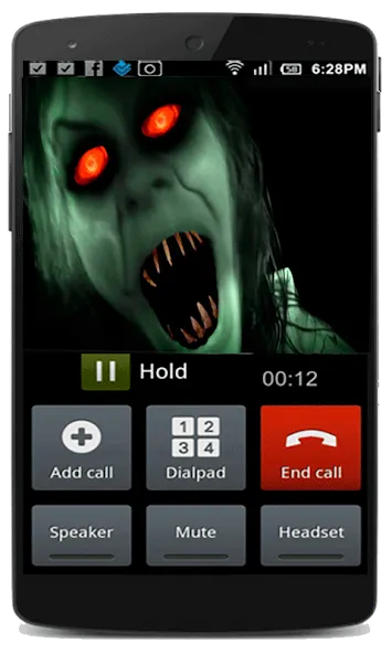 Ghost Call (Prank] — Взломанная версия (Безлимитные призрачные звонки без рекламы) — скриншот 3