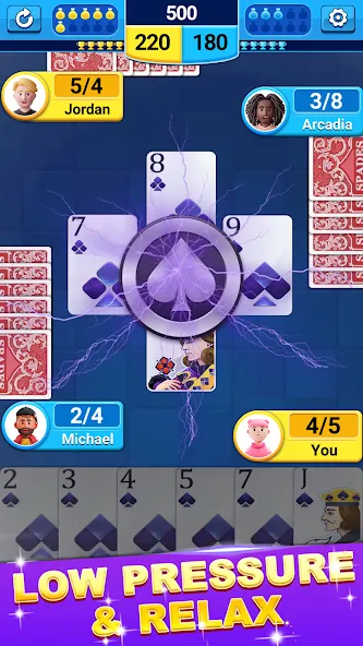 Скачать взломанную Spades — Безлимитные монеты и подсказки — скриншот 5