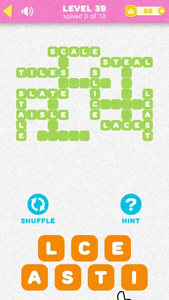 Magic Letters на Андроид — Мод Безлимитные подсказки и открыты все уровни — скриншот 2 Magic Letters на Андроид — Мод Безлимитные подсказки и открыты все уровни — скриншот 2