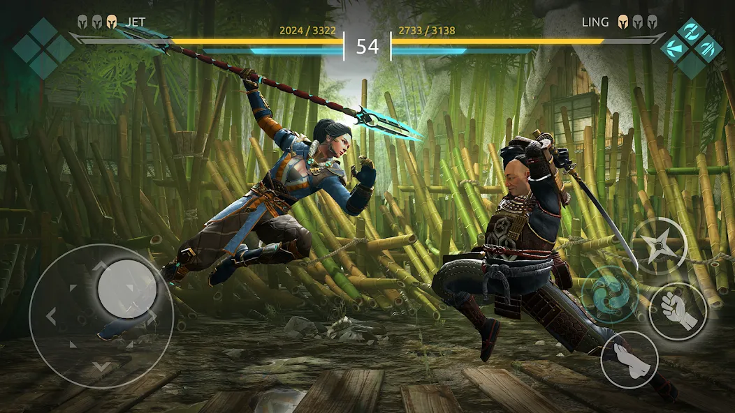 Скачать Shadow Fight 4: Arena на Android — Безлимитные монеты и алмазы — скриншот 2