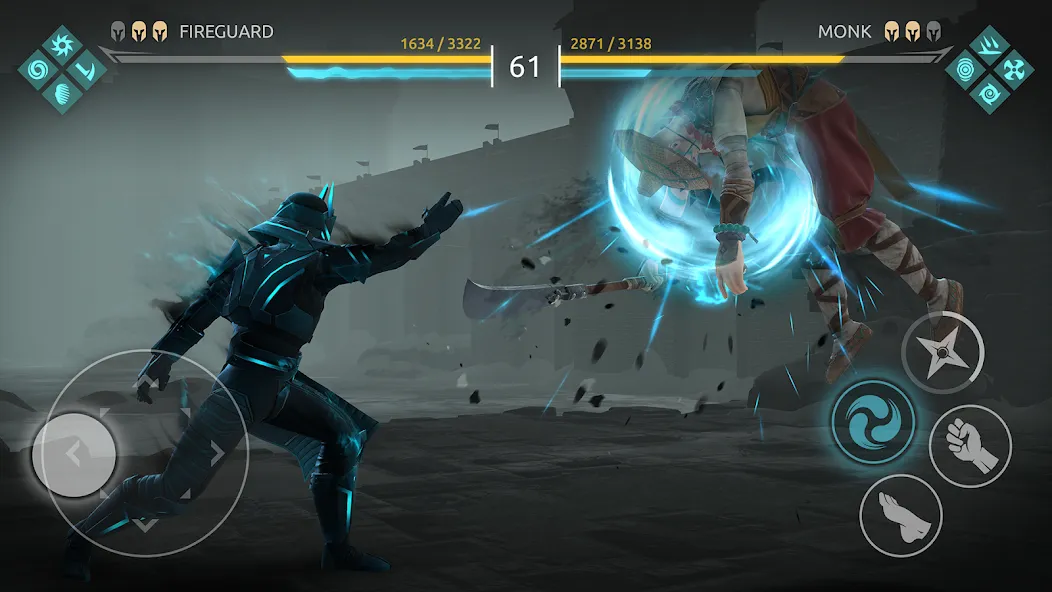 Скачать Shadow Fight 4: Arena на Android — Безлимитные монеты и алмазы — скриншот 3