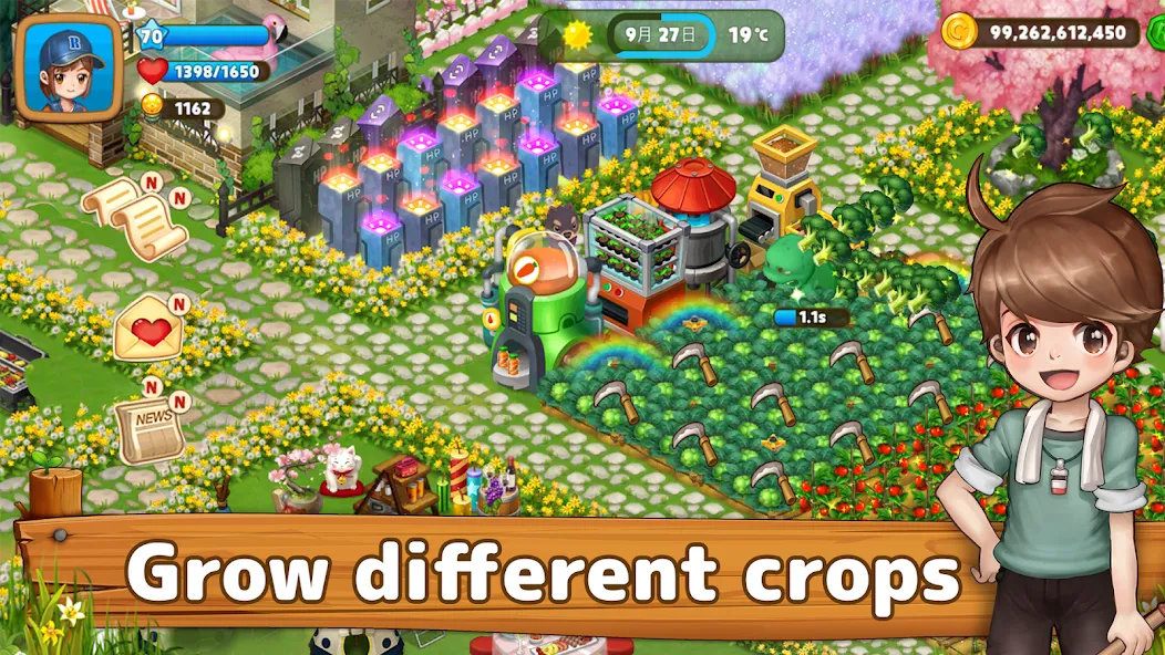 Скачать взлом Real Farm : Save the World на Андроид — Безлимитные деньги и ресурсы — скриншот 1