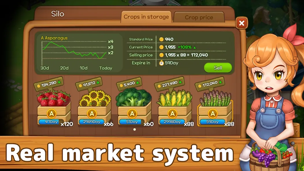 Скачать взлом Real Farm : Save the World на Андроид — Безлимитные деньги и ресурсы — скриншот 3