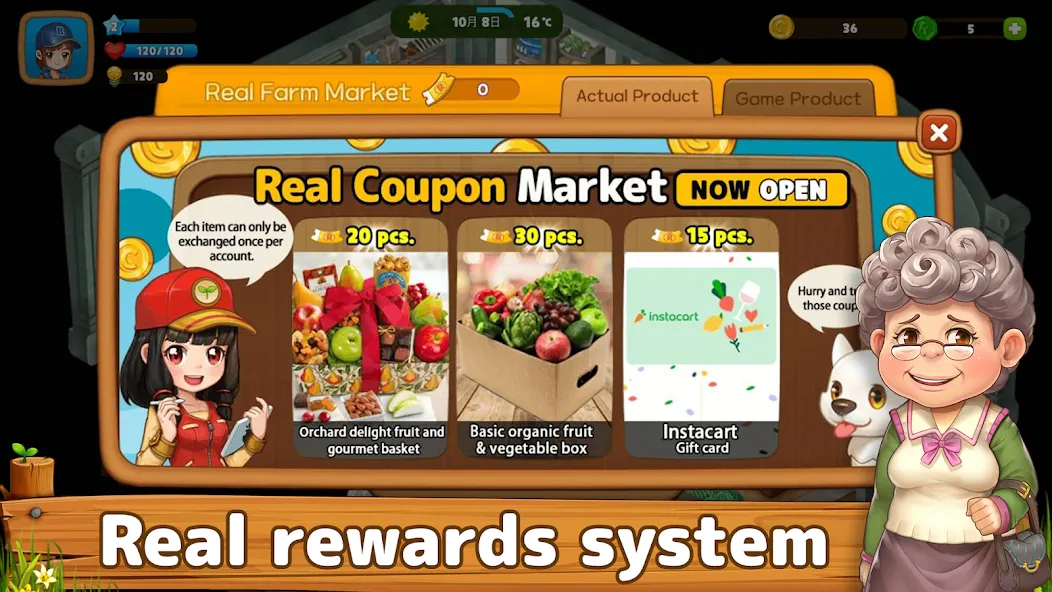 Скачать взлом Real Farm : Save the World на Андроид — Безлимитные деньги и ресурсы — скриншот 5