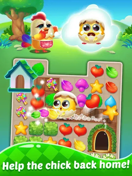 Puzzle Wings: match 3 games — Безлимитные жизни и подсказки — скриншот 3