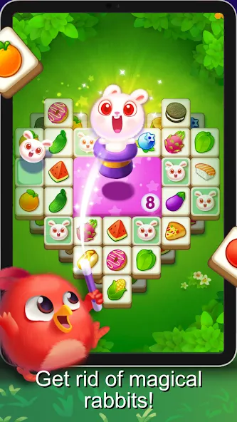 Tile Wings: Offline Match 3 MOD — Безлимитные монеты и жизни на Андроид — скриншот 2