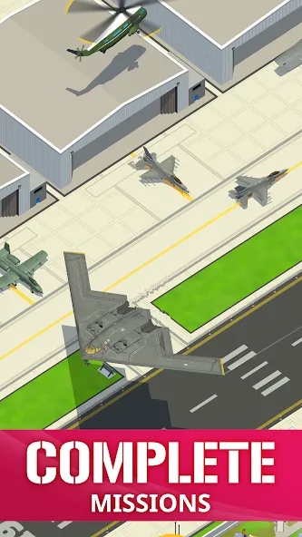 Скачать Idle Air Force Base на Андроид — Много денег и все улучшения — скриншот 5
