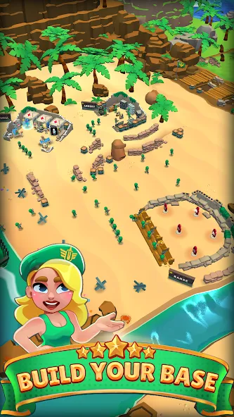 Взломанная Marine Force: Heroes of War на Андроид — Безлимитные ресурсы и улучшения — скриншот 2