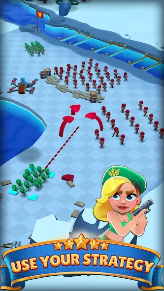 Взломанная Marine Force: Heroes of War на Андроид — Безлимитные ресурсы и улучшения — скриншот 3