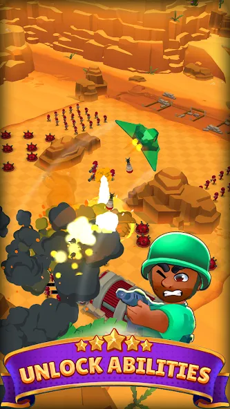 Взломанная Marine Force: Heroes of War на Андроид — Безлимитные ресурсы и улучшения — скриншот 4