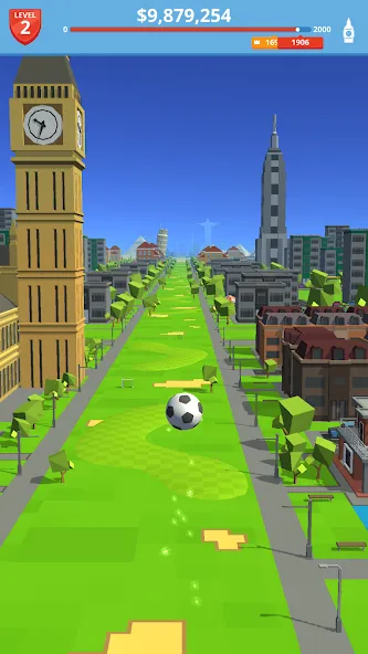 Скачать Soccer Kick (Мод: Безлимитные деньги и энергия) на Андроид — скриншот 3