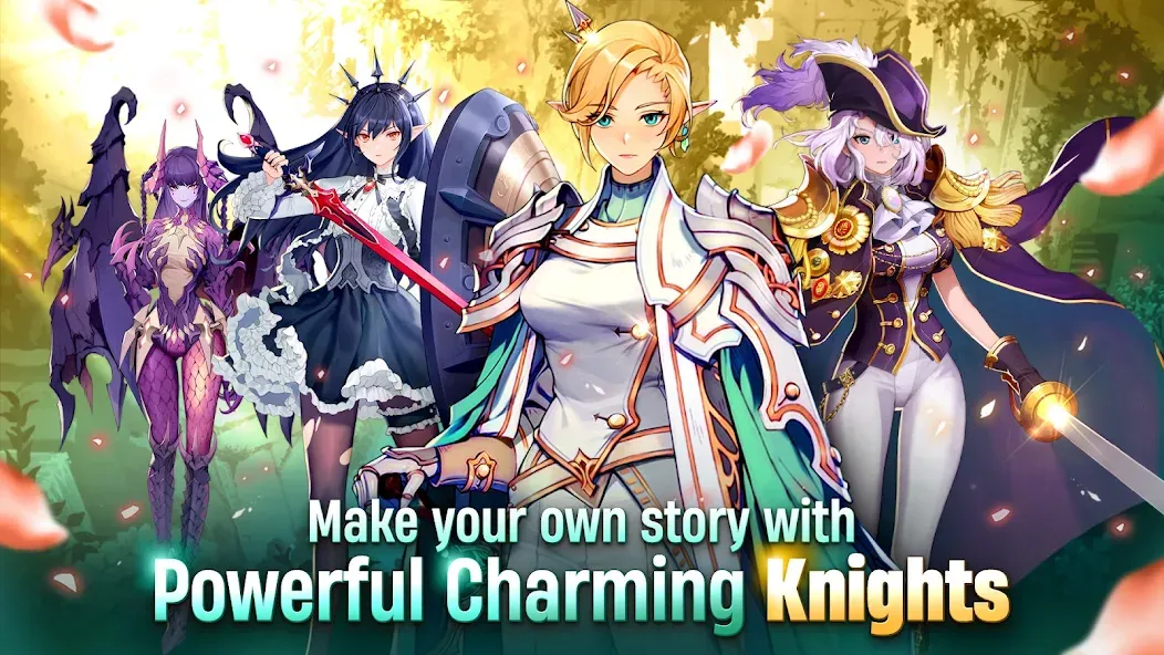Скачать взломанную Master of Knights- Tactics RPG — Безлимитные ресурсы и энергия — скриншот 5
