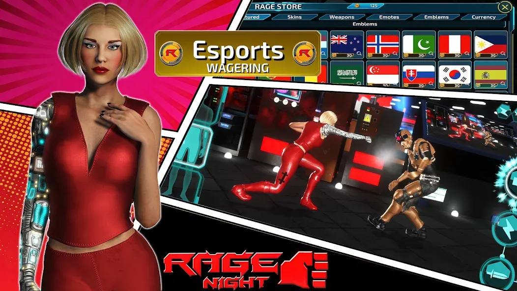 Скачать Rage Night MOD APK — Безлимитные патроны и здоровье — скриншот 2 Скачать Rage Night MOD APK — Безлимитные патроны и здоровье — скриншот 2