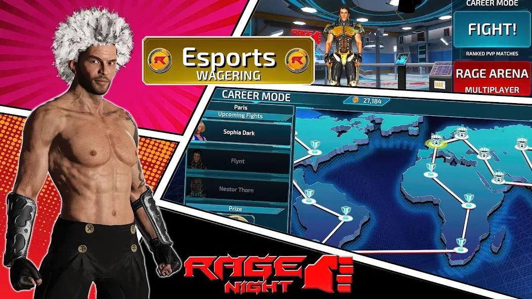 Скачать Rage Night MOD APK — Безлимитные патроны и здоровье — скриншот 3 Скачать Rage Night MOD APK — Безлимитные патроны и здоровье — скриншот 3