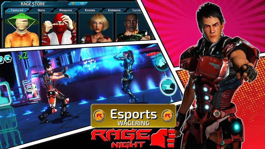 Скачать Rage Night MOD APK — Безлимитные патроны и здоровье — скриншот 5 Скачать Rage Night MOD APK — Безлимитные патроны и здоровье — скриншот 5