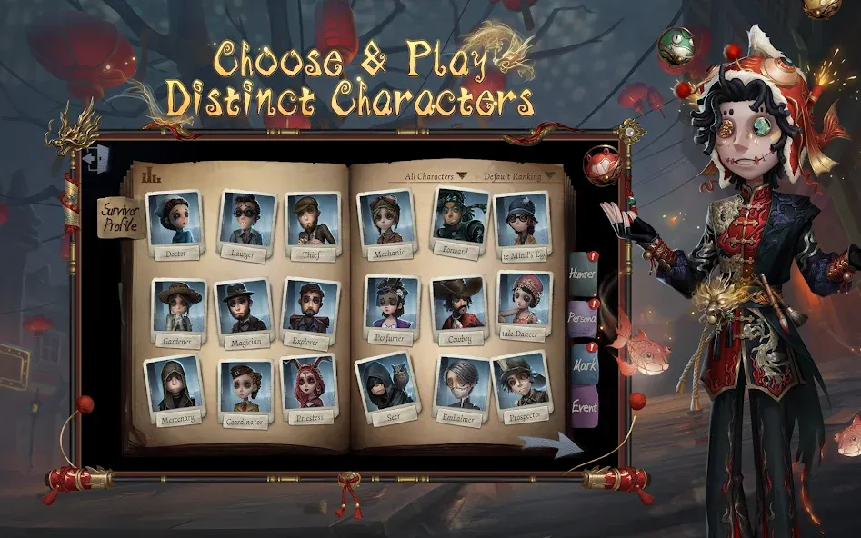 Скачать Identity V MOD APK — Безлимитные подсказки и открытые персонажи — скриншот 3 Скачать Identity V MOD APK — Безлимитные подсказки и открытые персонажи — скриншот 3