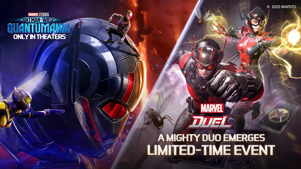 Скачать MARVEL Duel — Последняя версия (Безлимитные ресурсы и все герои) — скриншот 1