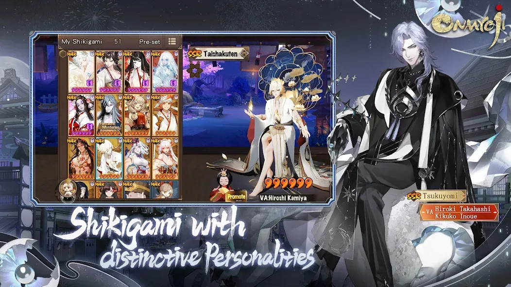 Onmyoji MOD — Безлимитные ресурсы и открытые герои на Андроид — скриншот 3
