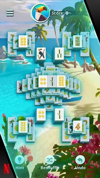 Скачать взломанную NETFLIX Mahjong Solitaire — Без рекламы и все уровни открыты — скриншот 3 Скачать взломанную NETFLIX Mahjong Solitaire — Без рекламы и все уровни открыты — скриншот 3