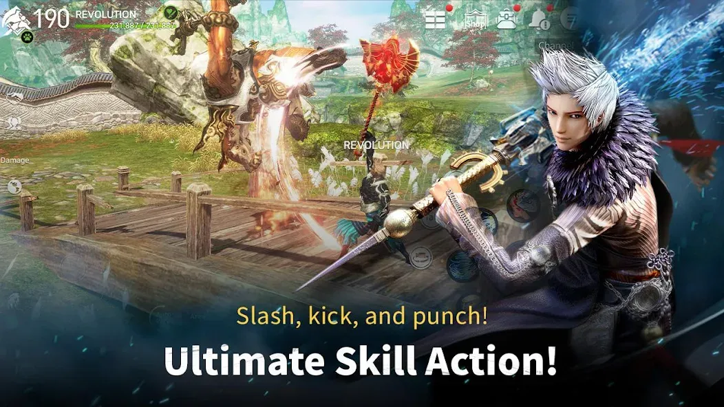 Скачать взлом Blade&Soul Revolution на Андроид — Неограниченная энергия и усиленное оружие — скриншот 4 Скачать взлом Blade&Soul Revolution на Андроид — Неограниченная энергия и усиленное оружие — скриншот 4