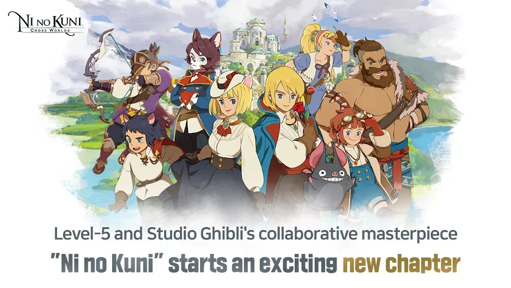 Взломанная Ni no Kuni: Cross Worlds на Андроид — Безлимитные ресурсы и усиленные герои — скриншот 1