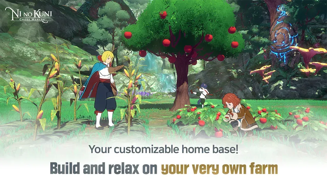 Взломанная Ni no Kuni: Cross Worlds на Андроид — Безлимитные ресурсы и усиленные герои — скриншот 2