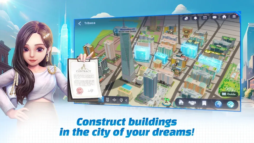 Meta World: My City MOD APK на Android — Безлимитные монеты и все предметы — скриншот 2