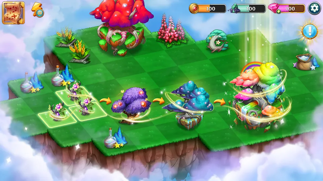 Merge Adventure: Magic Dragons MOD — Безлимитные монеты и энергия на Андроид — скриншот 1